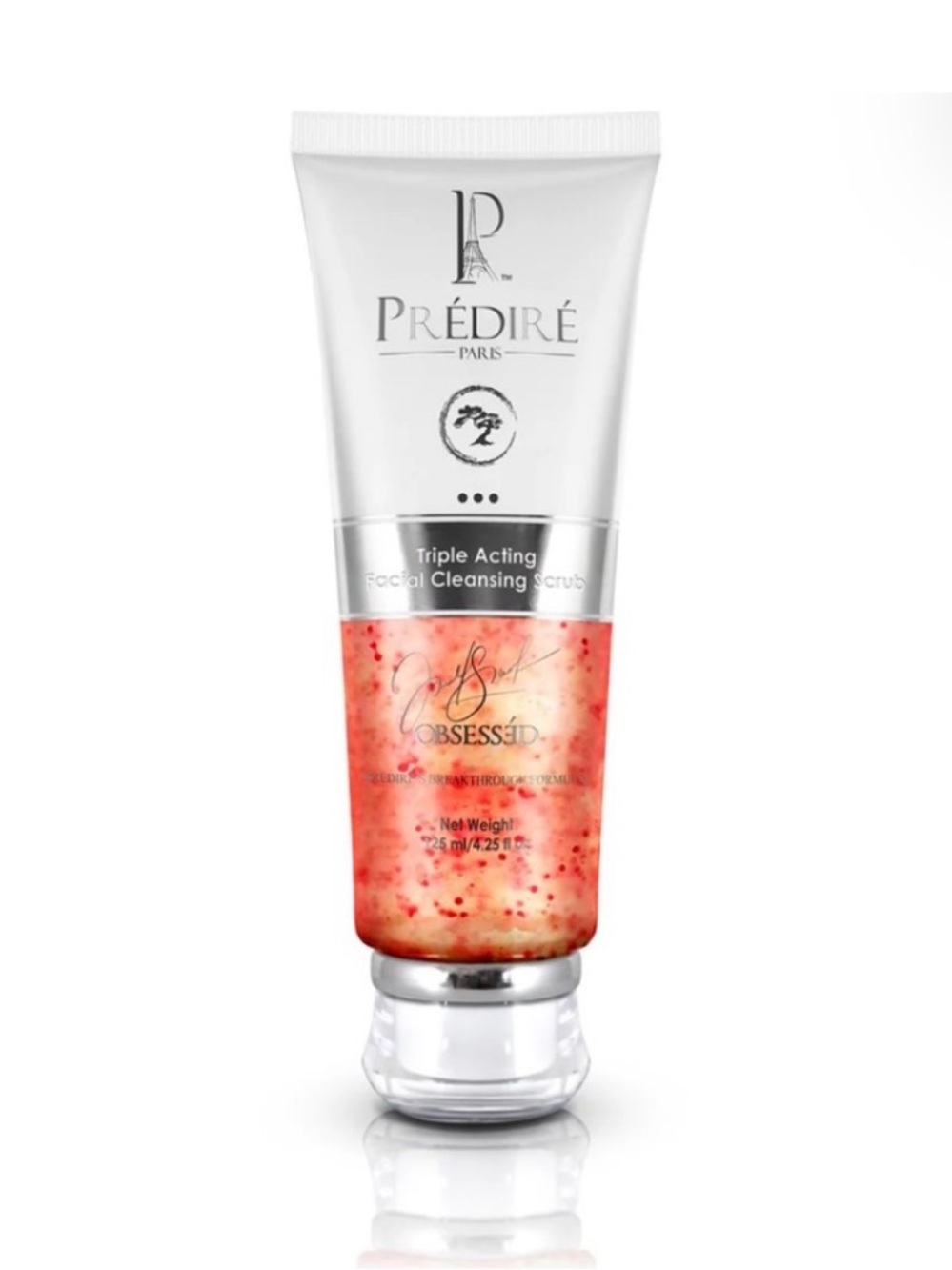 Obsessed by Predire Triple Acting Facial Cleansing Scrub - Pink